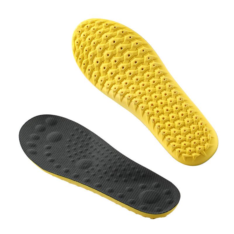 Antibacterial 7A Sports Insoles: Comfortable, Sweat-Absorbing, Breathable, High Elastic, Shock Absorbing, Arch Support.