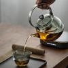 Kung Fu Tea Set Heat Resistant Glass Teapot Steaming and Boiling Dual-use Scald Proof Lifting Beam Tea Pot Glass Kettle