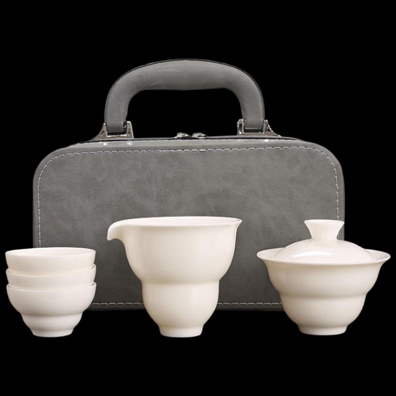 

PJB059 NaFu Dehua White Porcelain Tea Set