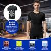 EZATING Men's Short Sleeve Compression Undershirt [UV Protection, Sweat-Wicking, Quick-Drying] Sports Underwear, Cooling Summer Compression Shirt, Rou