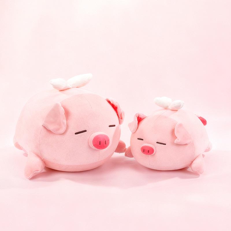 Engel-Sparschwein Plüschtier Komfortkissen - Süßes Geschenk zum Geburtstag von Mädchen