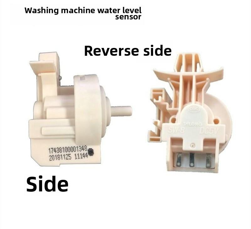 Pressure mechanical sensor switch for fully automatic washing machine to control electronic water level sensor