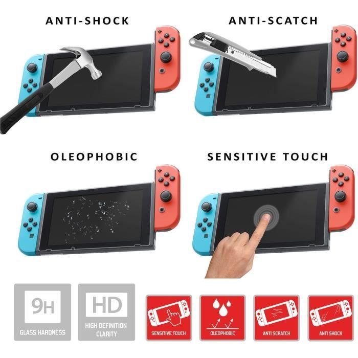 2 Tempered Glass Screen Protectors for SWITCH - SUBSONIC