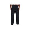 Under Armour Solid Color Loose Fit Drawstring Casual Pants Men bottoms Black 1379770-001