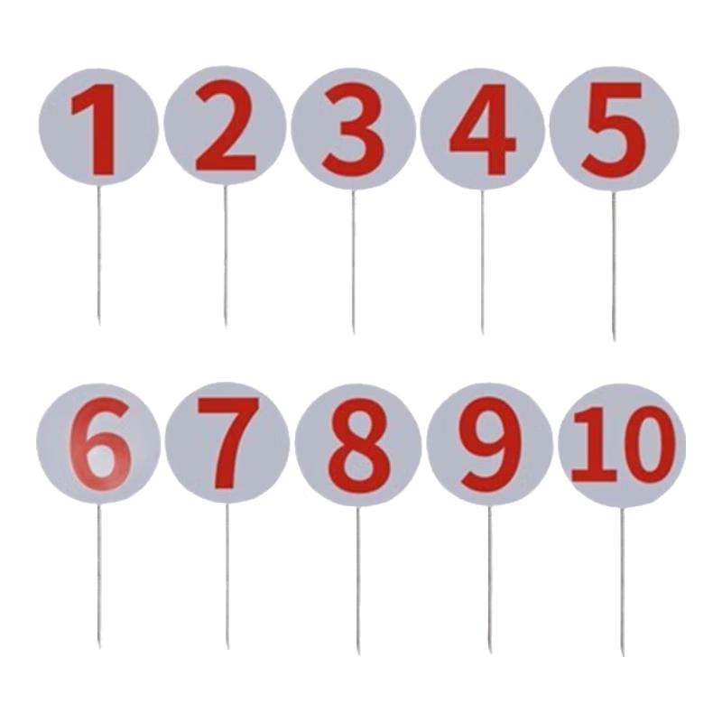 Zhongye Shooting Range Target Number Sign