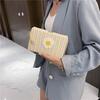 SCIONE Net Red Small Bag 2020 Women Messenger Bag Straw Woven Bag Small Square Bag Shoulder Bag