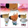 Meme Guy Chill Cartoon Dog Plush Toy Stuffed Animal Doll Kids Birthday Gift