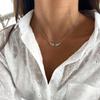 Nuova Creatività Ali d'Angelo Design Unico Ciondolo Collana Accessori Classici Versatile Personalità Catena Clavicola Fascino Gioiello
