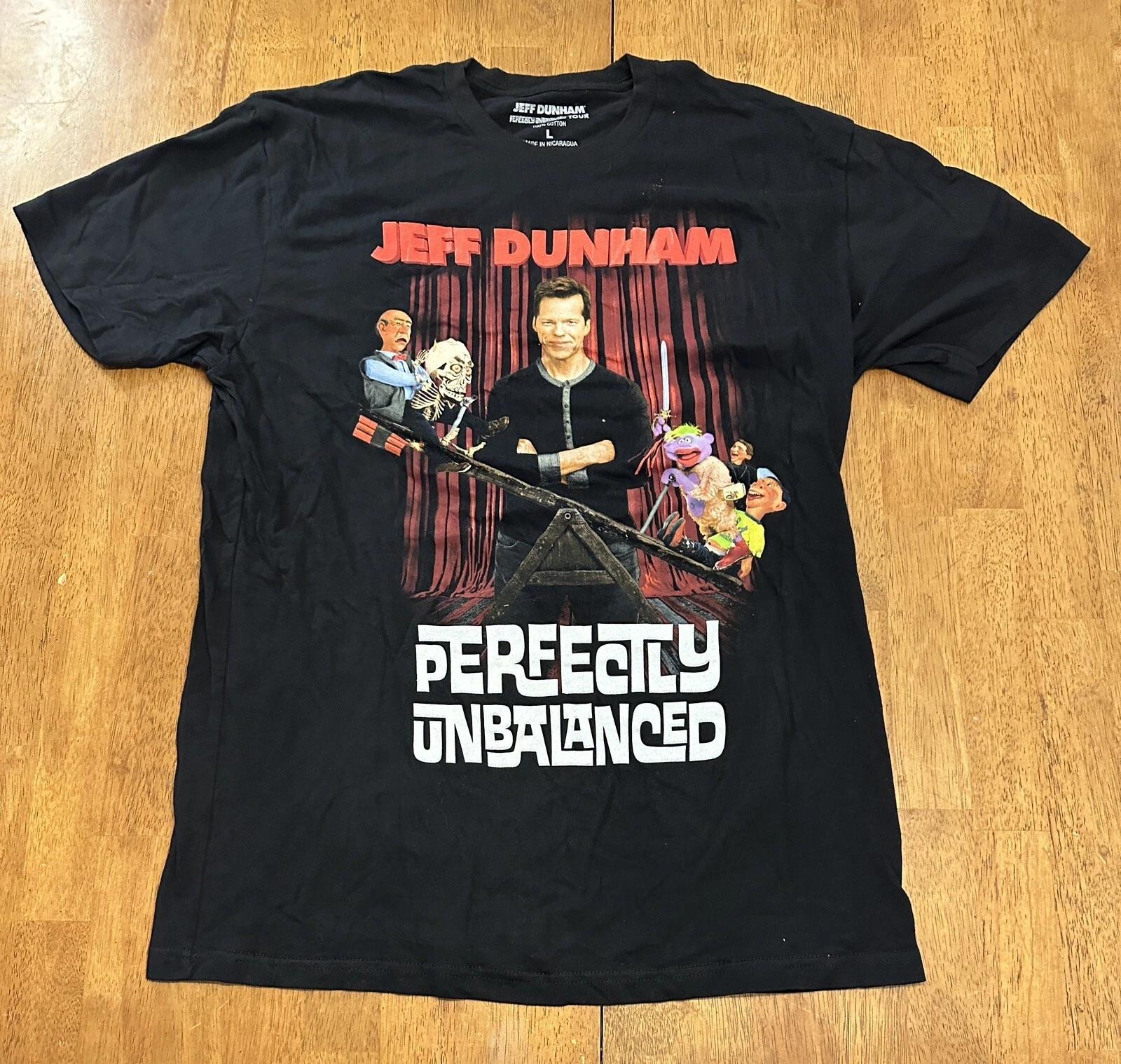 Jeff Dunham Perfectly Unbalanced Tour T Shirt Large XL