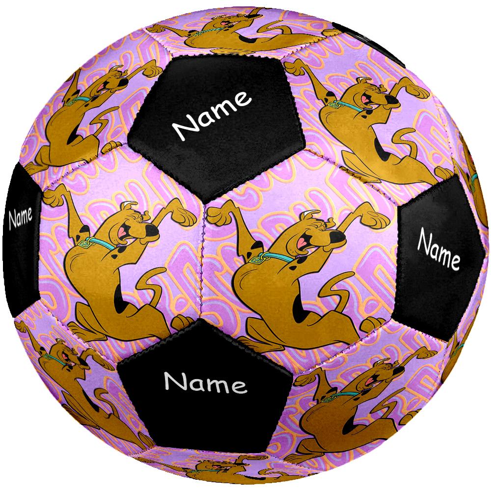 Custom Name Scooby Doo Theme Size 5 Soccer Ball, Suitable for Both Indoor and Outdoor Matches, a Gift Suitable for Everyone.