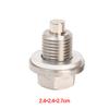 Magnetic Oil Pan Screw Plug Automobile Engine Sump Plug Adsorbs Metal Fragments Parts Oil Drain Screw Bolt Gasket Sets
