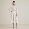Hagahi Pleated Skirt - Ivory