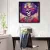 New Arrival 5D DIY Full Circle Diamond Painting "Skeleton Woman" Embroidery Cross Stitch Home Decor Gift