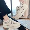 Thick-soled Heightening Little White Shoes Children's Spring and Autumn New Ins Trendy Thick-soled Versatile Casual Student Board Shoes