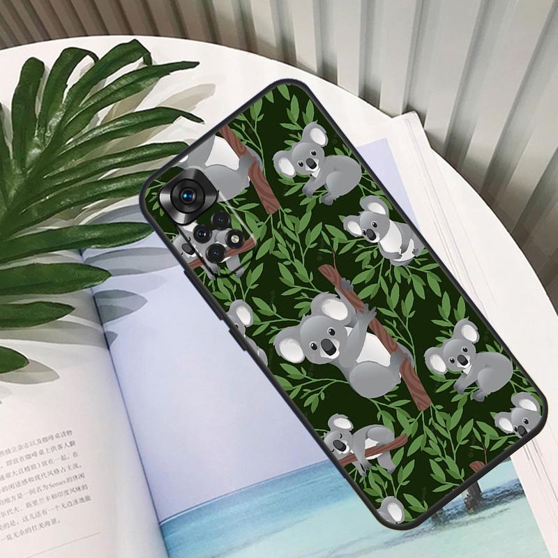 Cartoon Painting Animal Koala Funda For Xiaomi Redmi Note 11 10 12 13 14 15 Pro Plus Case For Redmi 15C 10C 13C 12C 14C 15