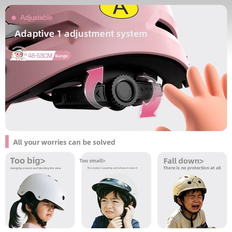 Children's Helmet Boys and Girls Four Seasons Universal Electric Car Children Scooter Helmet