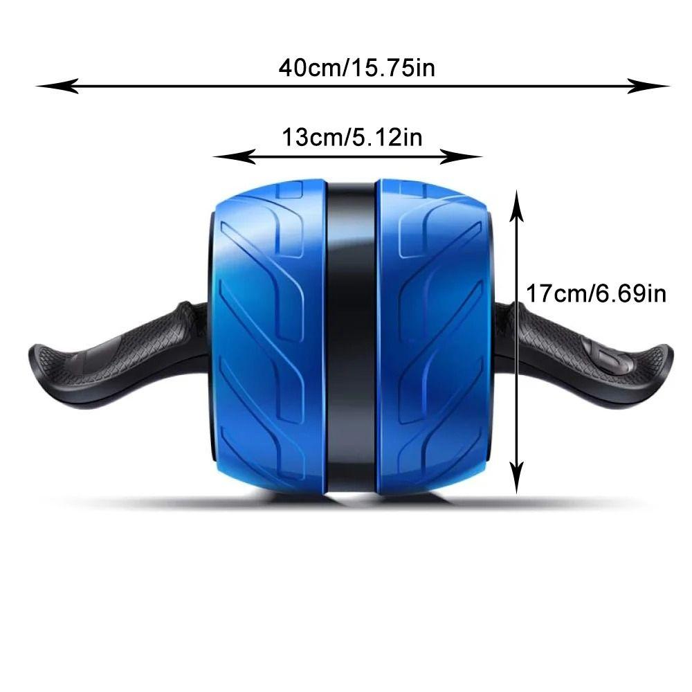 Mini Rebound Abdominal Workout Roller Ergonomic Grip with Knee Mat AB Roller Strengthen Muscle Thicken Abdominal Exercise Wheel