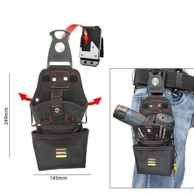 Elektriker Hüfttasche Werkzeuggürtel Tasche für Eisenwaren Schraubenschlüssel Wartung Reparatur
