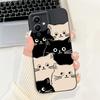 Cartoon Fashion Back Cover For Infinix Note 12 Pro 5G Phone Case Infinix X671B Soft Silicone Dragon Astronaut Black Cat Funda