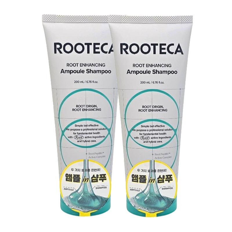 ROOTECA Wurzelverstärkendes Ampullen-Shampoo 200ml – Kopfhautpflege, Haarstärkung, Nährendes Protein-Shampoo