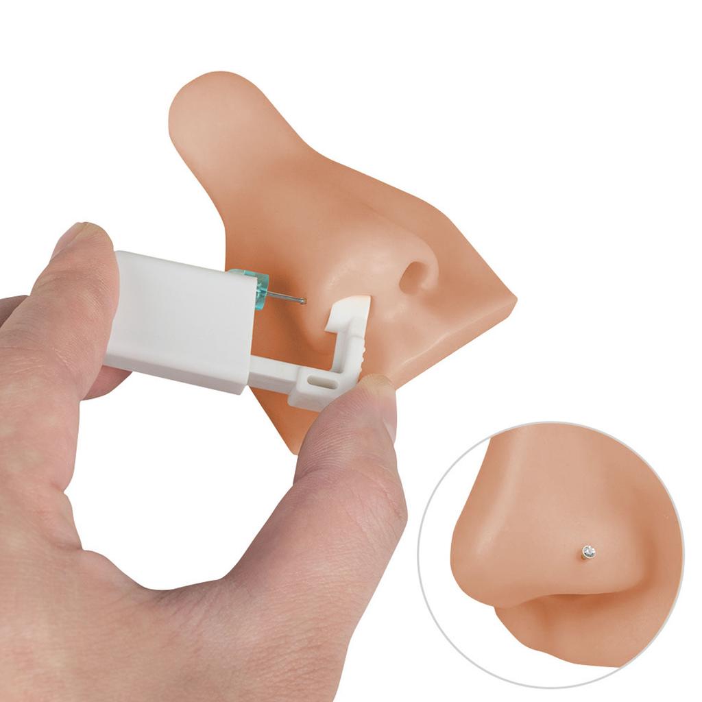 3D Silikone Næse Model Fleksibel Falsk Næse Øvelsesmodel til Øvelse af Suture Smykkedisplay