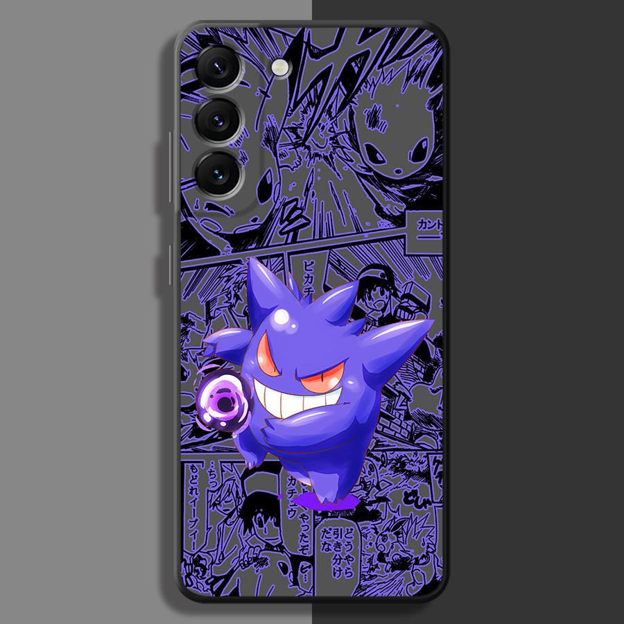 P-Pokemons Gengar- Phone Case for Samsung Galaxy A21s A22 A23 A25 A33 A34 A52s A53 A54 A55 A71 A26 A36 A56 Cover
