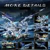 Mechanical Light, Frost, Giant Dragon, Beauty And Handcrafted Building Block Toy Model Ornaments For Boys And Girls