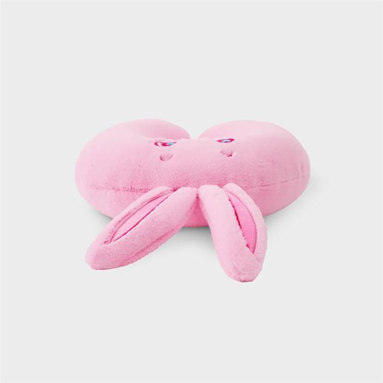 Плюшевая подушка для шеи TOKKI (PINK)
