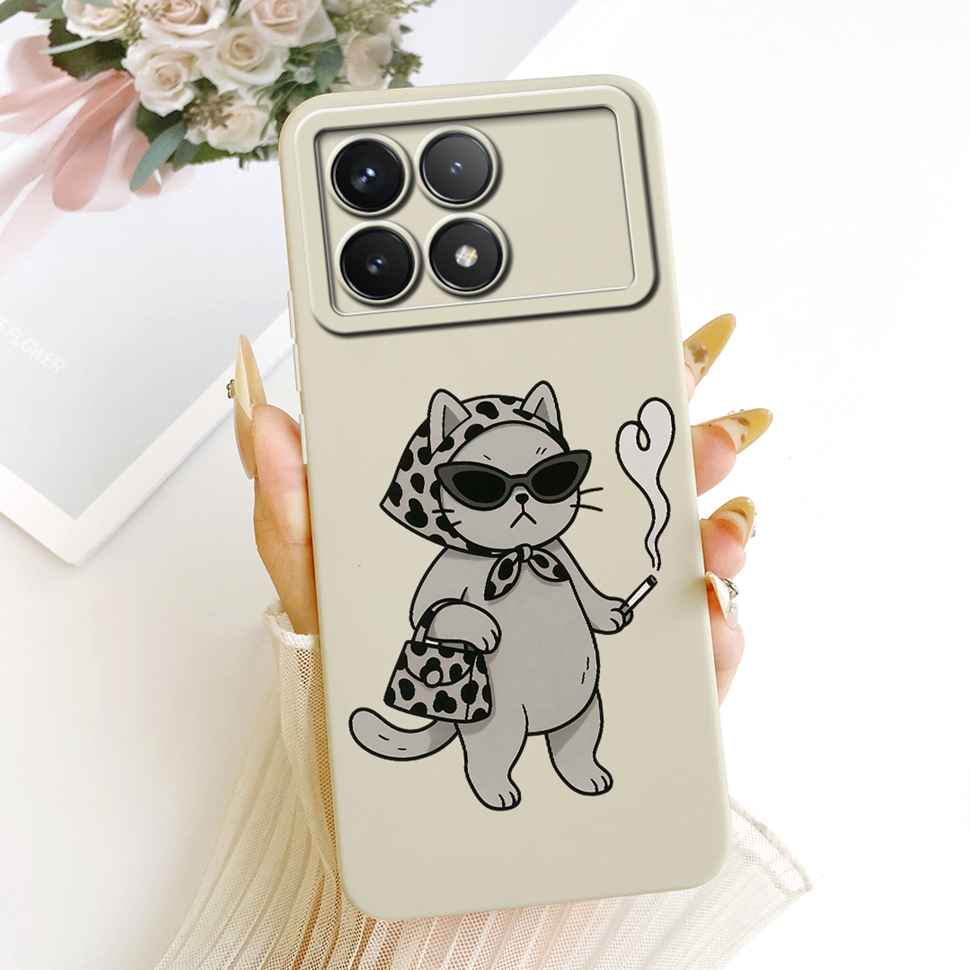 For Redmi K70 23113RKC6C Case Silicone Cute Cartoon Fashion Painting Back Cover For Redmi K 70 K70 5G Phone Cases Bumper Fundas