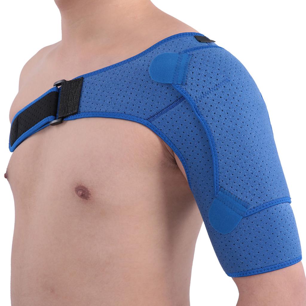Shoulder Improved Pressurized Punched Breathable Shoulder Protector Small Size (28‑38in) Blu
