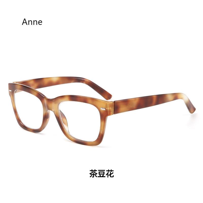 

Вінтажні надлегкі окуляри для читання Чоловіки Жіночі Квадратні окуляри Оправа для жіночих чорних синіх окулярів Оправа окулярів +100 150 4