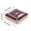 Mini Pill Subpackage Storage Cases Sealed and Moisture-proof 4-grid Medicine Box Travel Portable Square Medicine Boxes