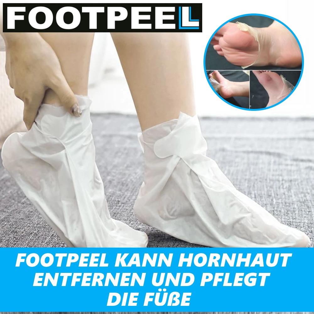 FOOTPEEL Fuß-Peeling Maske Foot Mask Weiche Hornhaut Entferner Socken Aloe [2x]