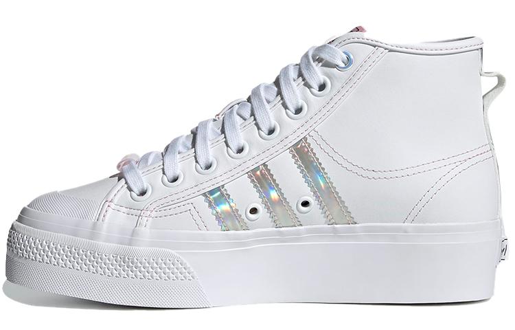 Adidas Wmns Nizza Platform Mid White Iridescent Women s H01566 36⅔