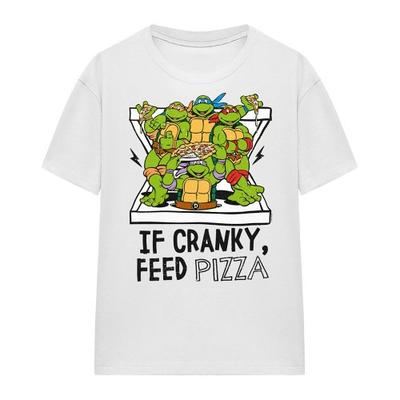 Womens/Ladies If Cranky Feed Pizza T-Shirt