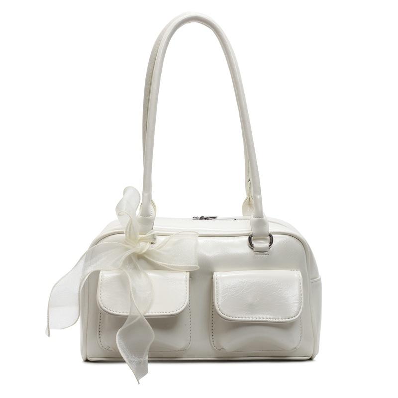 

Повседневная сумка через плечо для поездок на работу, женская новая универсальная модная сумочка белый