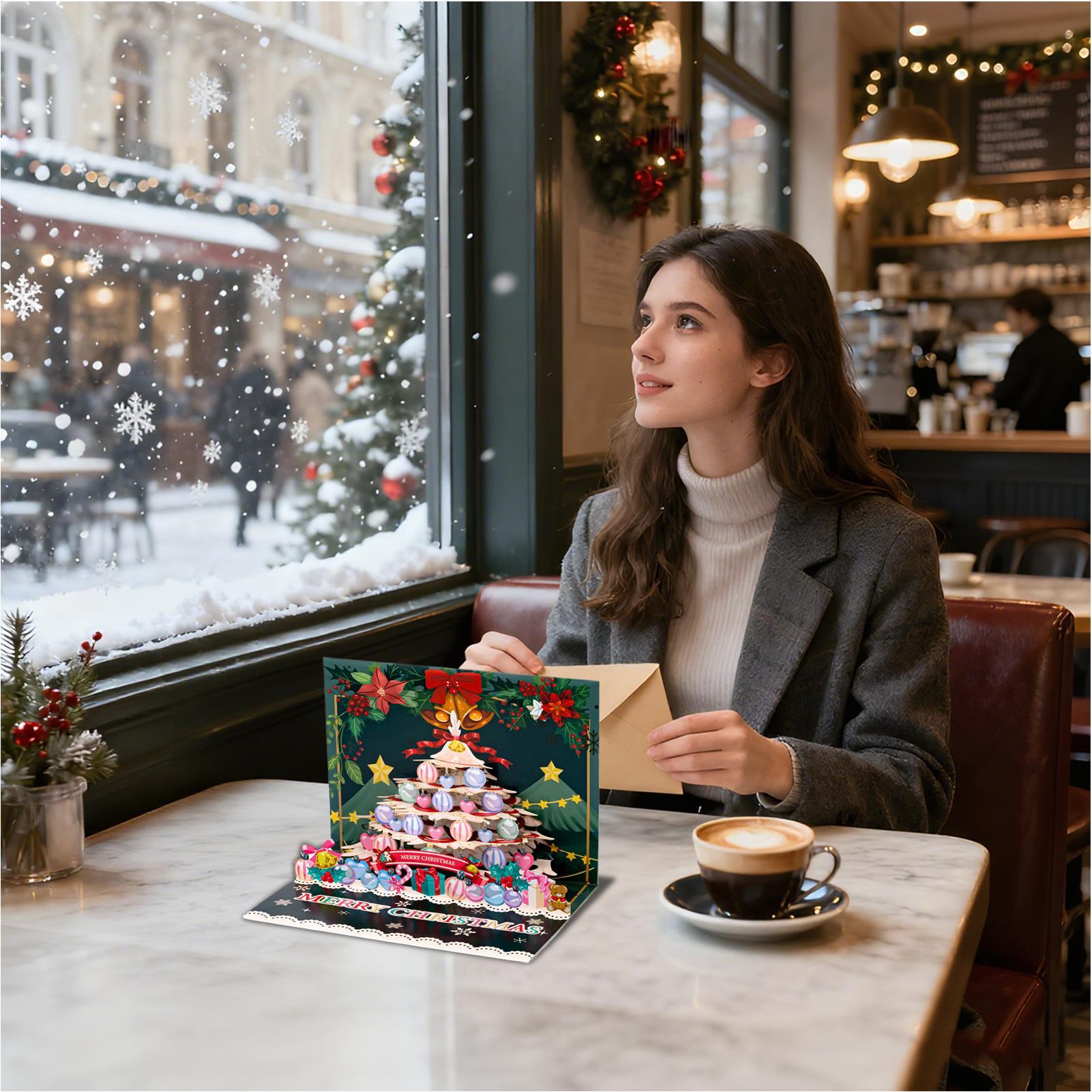 

Christmas Cards With Envelopes Funny Giftcards 3D Merry Christmas Greeting Card With Envelopes For Her Women Boys Girls Youth China Mainland