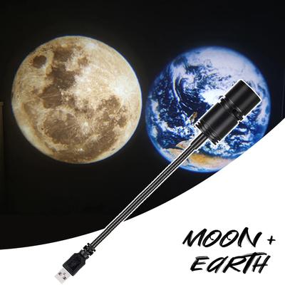 Mini USB Moon Light Projector Led Globe Star Galaxy Lamp Night Lighting for Auto Atmosphere Lighting Car Accessories Interior