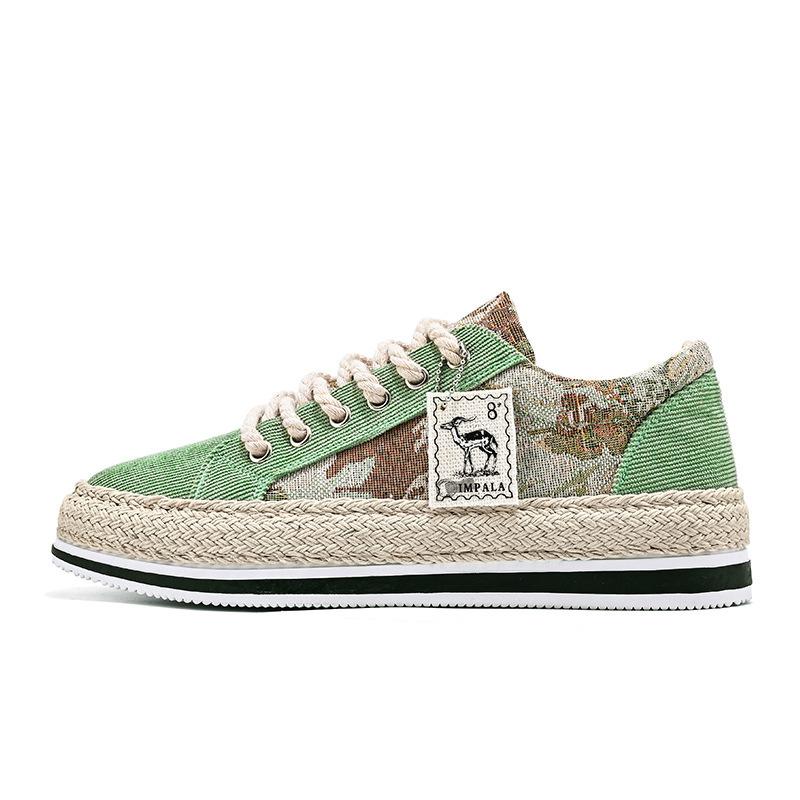 Men's Shoes Spring 2025 New Sports and Leisure Flat Baseplate Shoes Student Low-top Trendy Cloth Shoes Men's Canvas Trendy Shoes