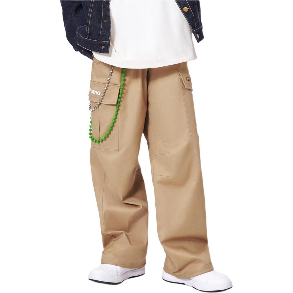 Kids' PUMA Knitted Sweatpants Sand Khaki 50401 353325108103-50401