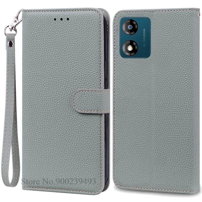 E13 Case For Motorola Moto E13 Case Leather Wallet Flip Cover For Moto E13 Phone Case For Motorola Moto E13 Capa Case Fundas