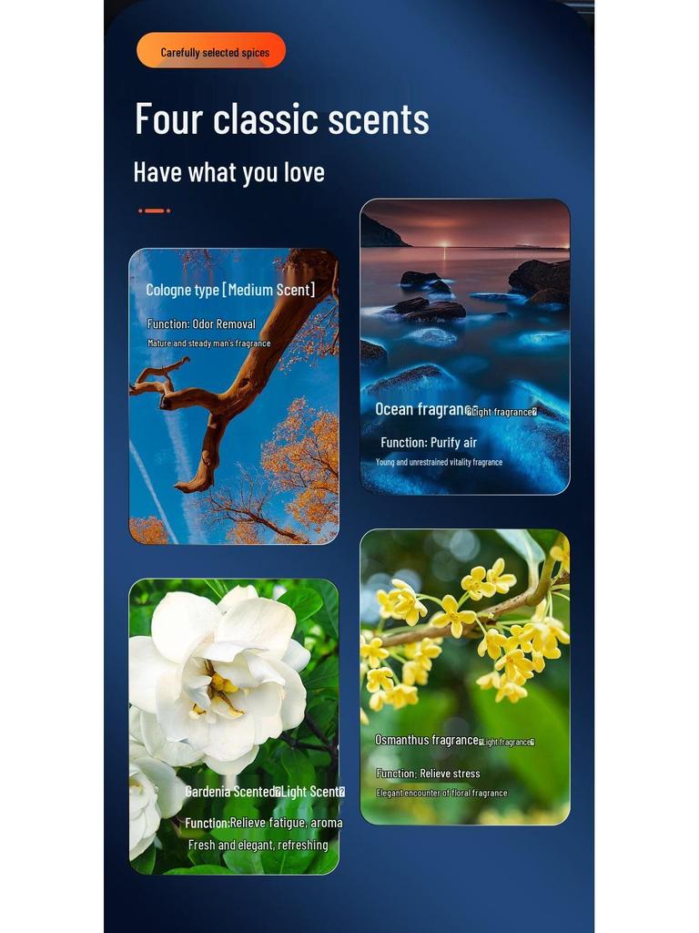 Solar Rotating Car Aromatherapy Ornament