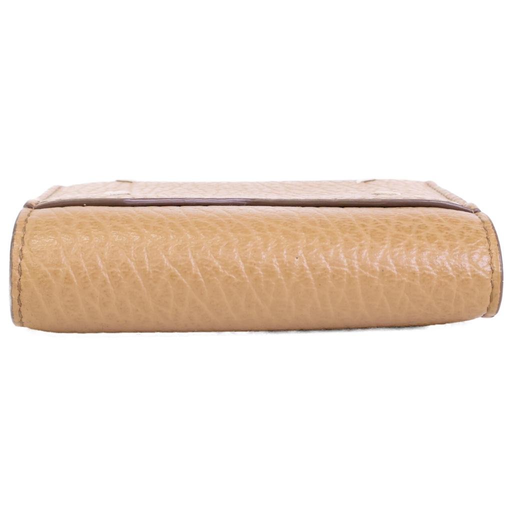 Maison Margiela [Good Condition] 11 S56UI0136 P0399 T2281 4 Stitches Tri-fold wallet (with Coin Pocket) beigeUsed