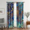 BOho-3D Printing Curtain for Adult, Essential Bedroom, Living Room, Shade Fabric, Custom Hook, Decorative