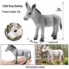 Wild Safari Animal Figurines: Giraffe, Elephant, Rhinoceros, Brown Bear, Tiger, Lion, Leopard, Hippopotamus - Solid Cognitive Toys
