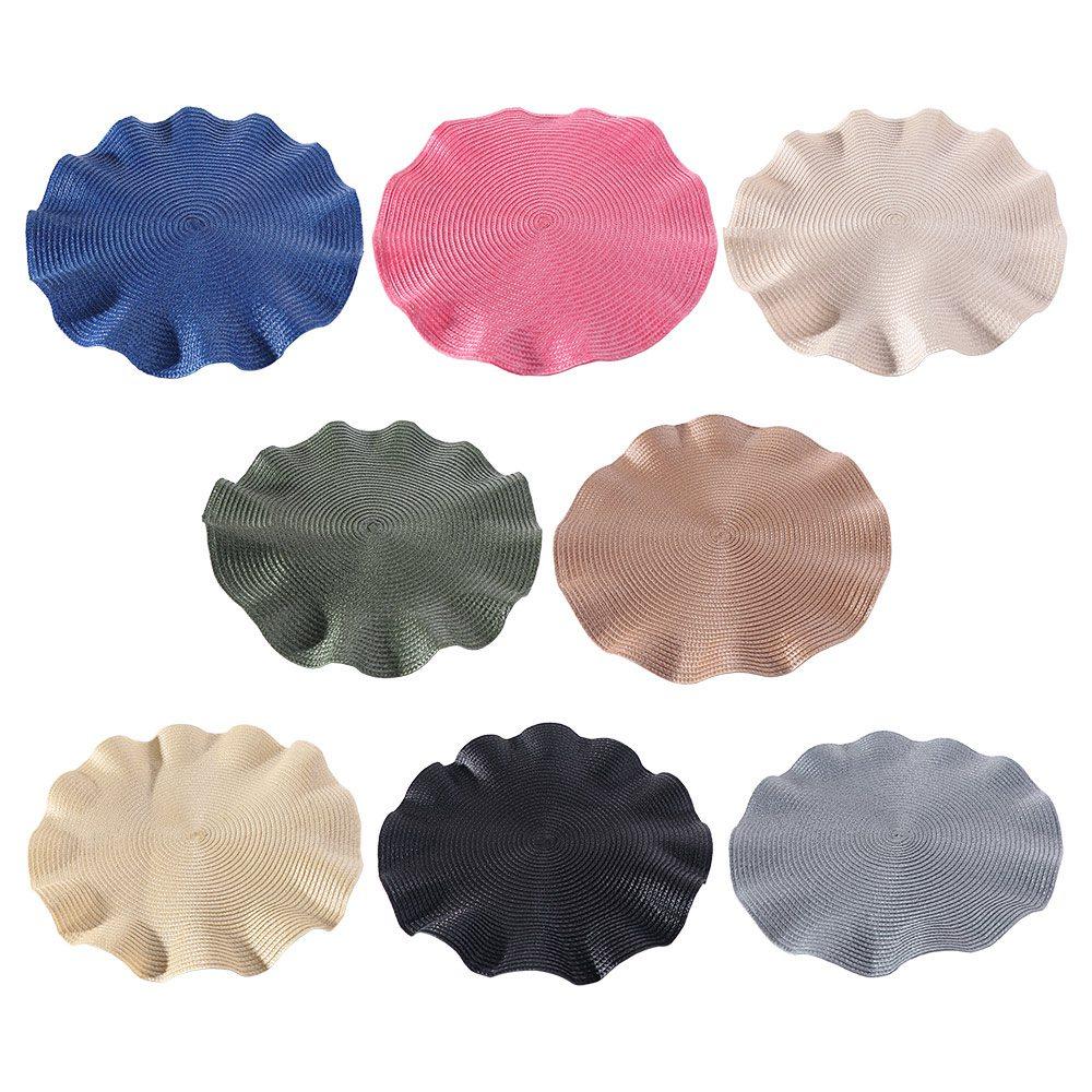 4Pcs Washable Table Mat Heat-resistant Coaster Household Braided Placemat  Party