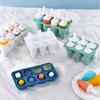 6/8 Pieces Silicone Ice Cream Molds Reusable Silicone Popsicle Mould Creativity Popsicle Molds Home
