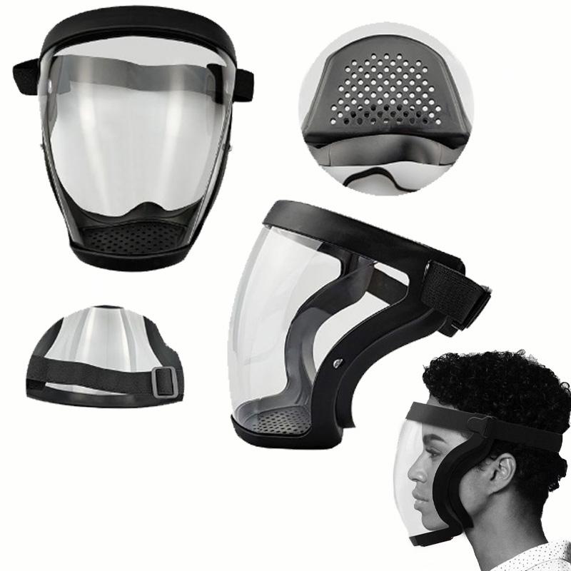 Full Face Shield Transparent Shield Oil-Splash Proof Facial Anti-Fog Head Cover