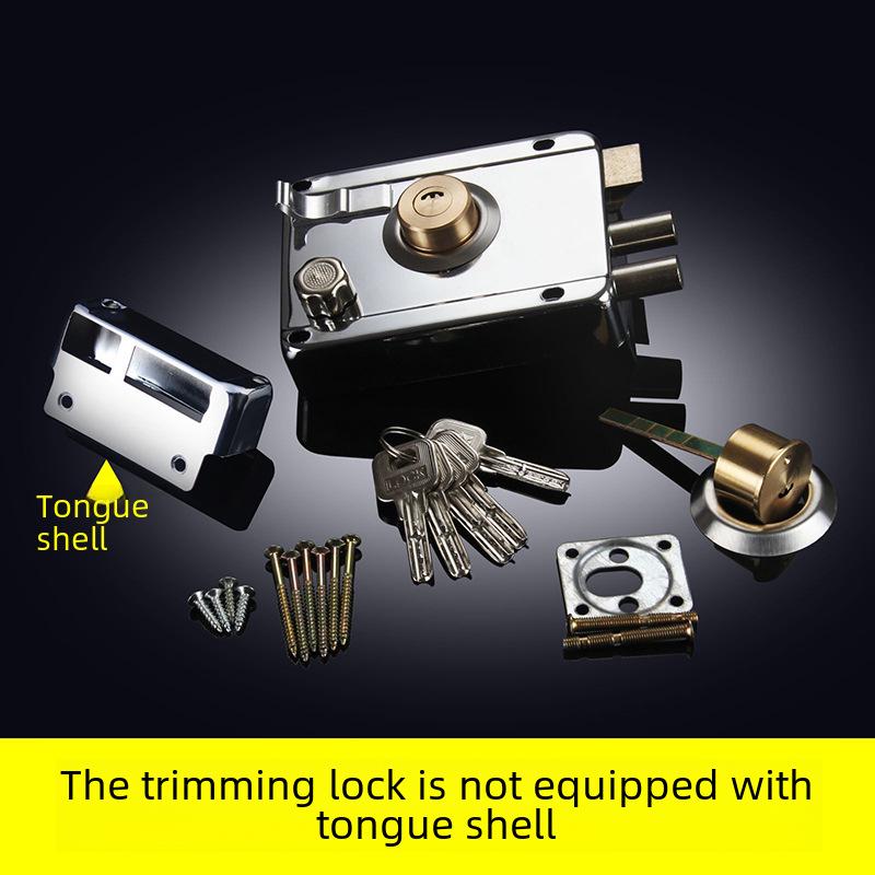 Universellt stöldskyddande dörrlås i rostfritt stål för inner- och studentrum