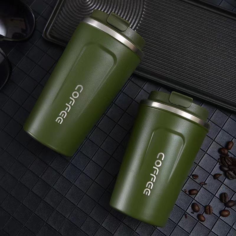 380ml/510ml Stainless Steel Coffee Cup Travel Thermal Mug Leak-Proof Thermos Bottle Tea Coffee Mug Vacuum Flask Insulated Cups